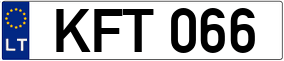 Truck License Plate